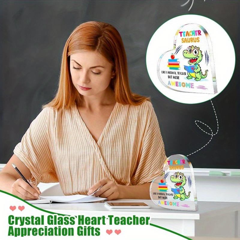 Christmas Teacher Keepsake - Paperweight Gift for Classroom & Office