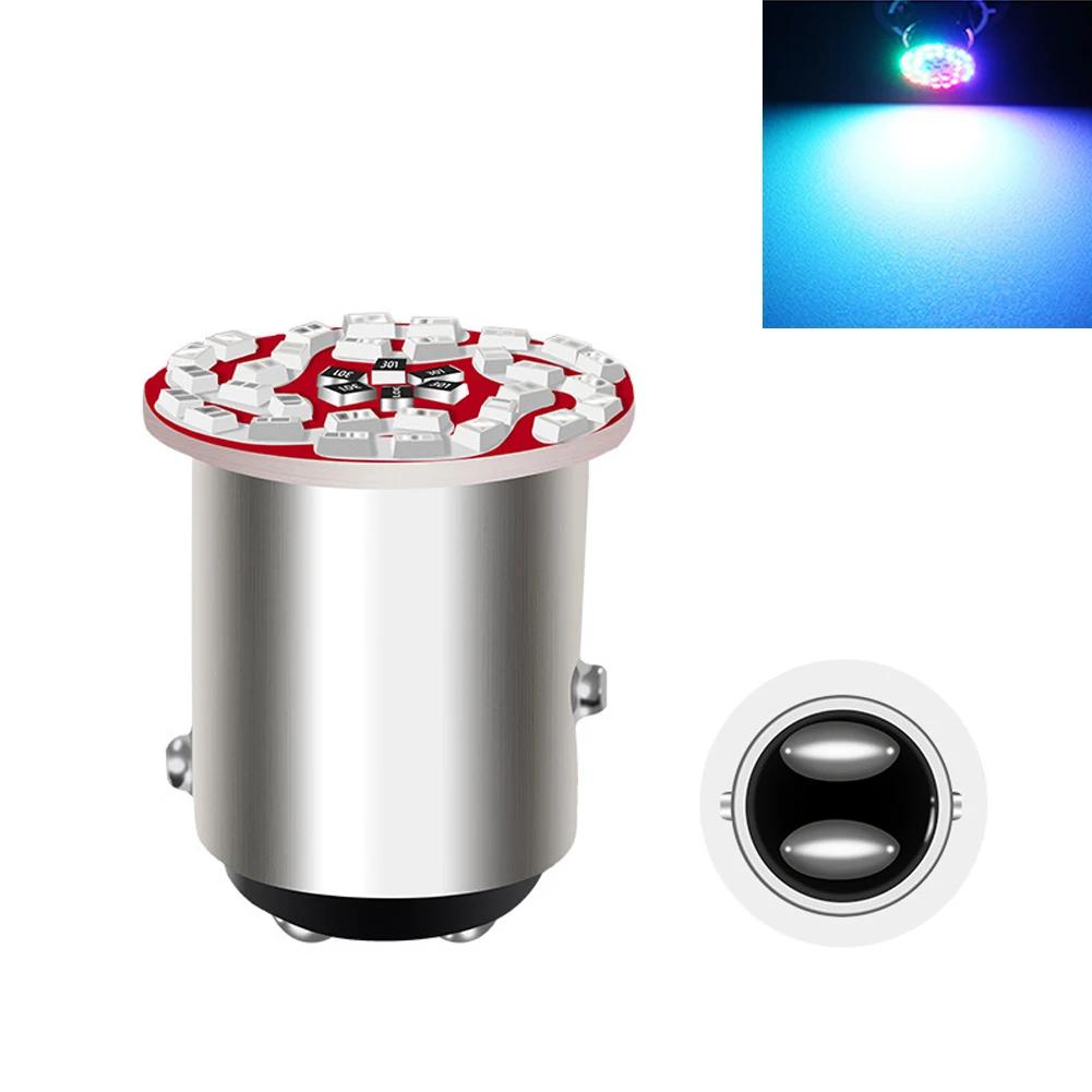 

1157 BAY15D P21 Светодиодная лампа стоп-сигнала 5 Вт 1156 BA15S P21W Лампы 30 SMD Указатель поворота Посадка Автомобильный стоп-сигнал Задний фонарь Автомобильный свет ДХО 1PC