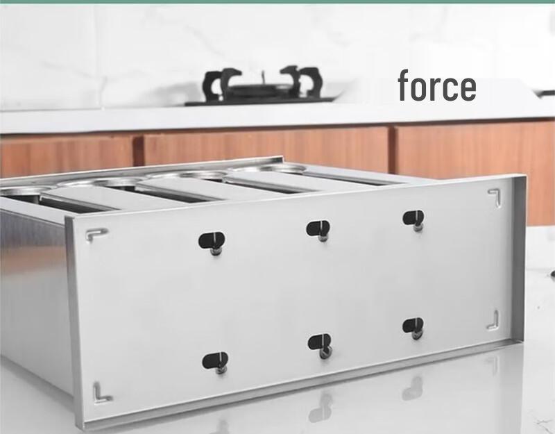 Stainless Steel Square Spoon Holder