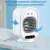 Přenosný ventilátor klimatizace, stolní chladicí ventilátor, silný proud vzduchu, nastavitelná rychlost, tichý dotykový displej, chladič vzduchu, zvlhčovač