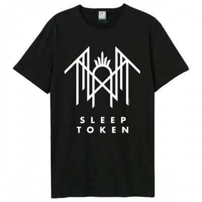 Amplified Unisex-Erwachsene Crystalina Logo Sleep Token T-Shirt