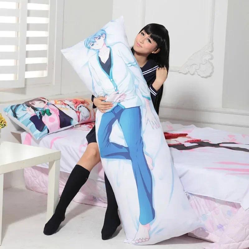 Hot Anime Frieren At the Funeral Frieren Aura Fern Hugging Body Pillow Case DIY Cushion Peach Skin/2way Tricot Pillow Cover
