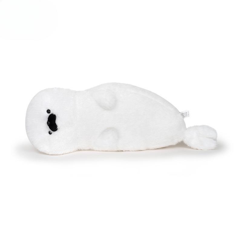 Cute Seal Plush Toy Cute Doll Sleeping On Bed Pillow Cartoon Sea Otter Doll Boy and Girl Birthday Gift