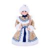 Blue & Gold Snegurochka Plush Ornament
