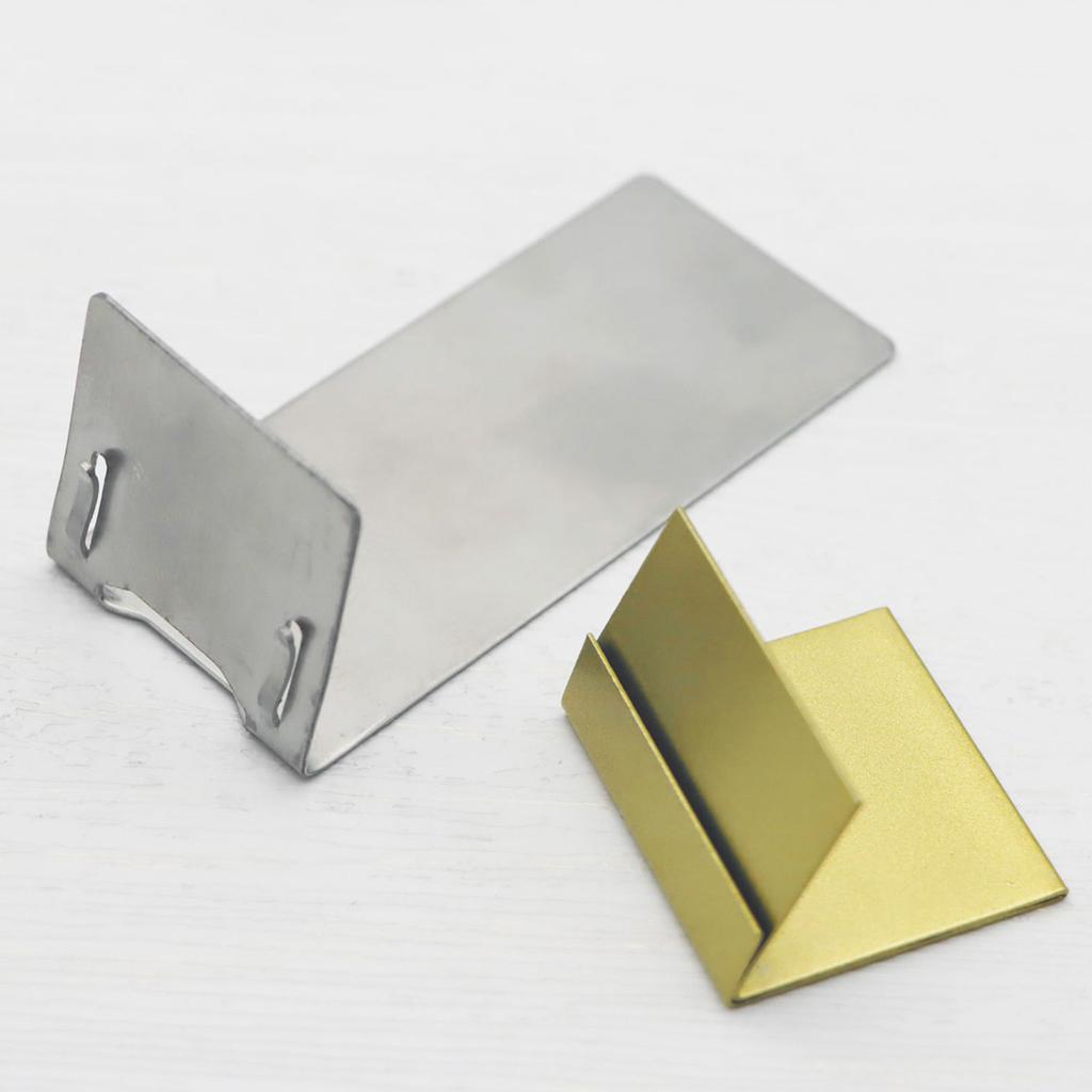 Pack Of 12 Place Card Stands Desktop Picture Holders Cellphone Display Rack Metal Restaurant Table Menu Holders