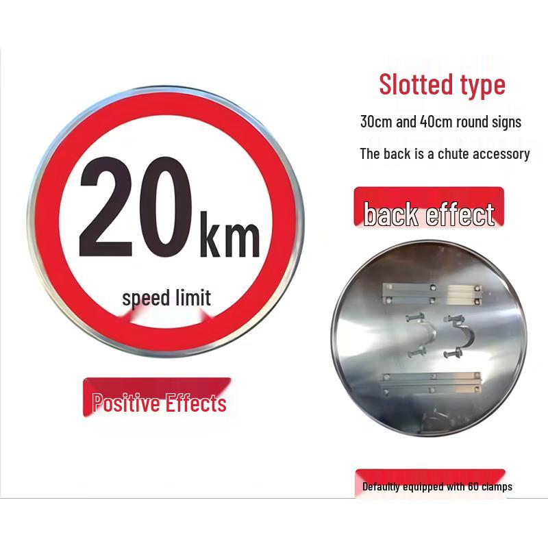 Speed Limit 20 km/h Reflective Traffic Sign