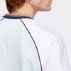 adidas Originals Casual Series Round Neck Breathable Sports Short Sleeve Loose Raglan T-Shirt Men Tops Light-Blue HI3019