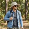 Polyester Fisherman Hat Breathable Fishing Hat Female Large Brim Sun Hat  Outdoor