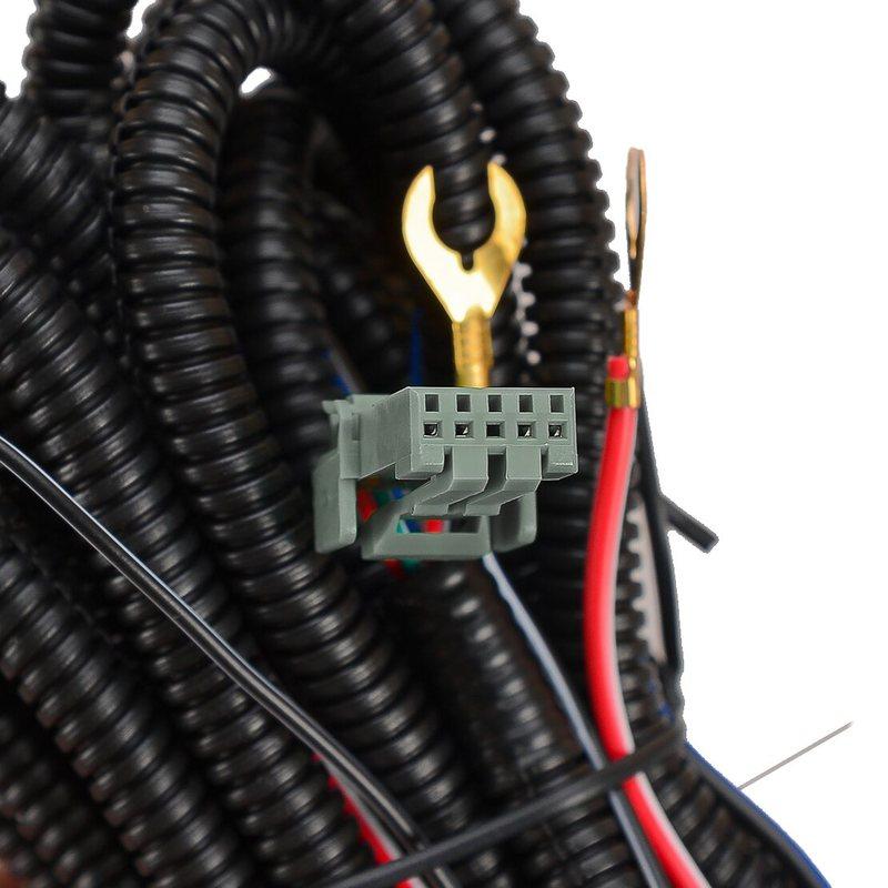 H8 H11 LED Fog Light Switch Relay Wiring Harness Kit Fit For Honda Accord CR-V Civic Acura TL ILX TSX RDX