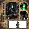 Halloween In the Dark Resin Witch Figurine for Outdoor Yard Decor - Garden Statue