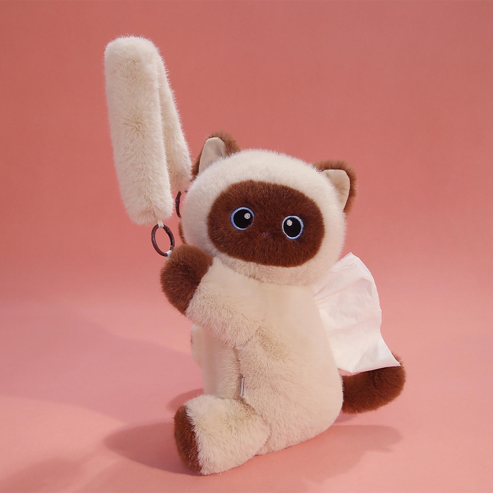 

Cute Plush Animal Dolls, Car Ornaments, Tissue Boxes, Tissue Packs, Trendy Decorative Items One Size
