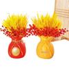 Golden Barley Ear Faux Flower Arrangement for Home Decor - Perfect for Living Room, Dining Table, Weddings & Special Occasions