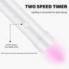 Travel Friendly UV Nail Light Gel Curing Lamp Rechargeable 45/60s Mode Manicure Handheld Nail Dryer