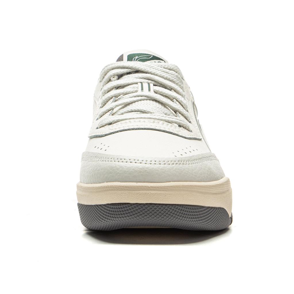 Li Ning Moon Glaze Slip Resistant, Abrasion Resistant, Breathable Low Top Skateboard Shoes Women's White Gray AGCV334-1