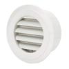 Shinyei Home Create Round Ventilation Grille SGM-107NC Silver White, Air Vent Cover with Water Stop Plate and Cooler Cap