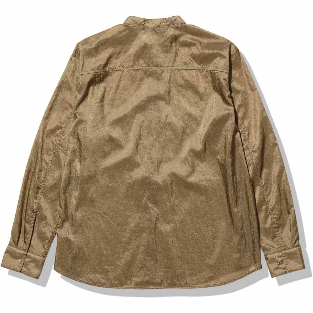 The North Face Paramlite Kelp Size M Women's Shirt, Lightweight, Compact, Water-Repellent, Anti-Static, Tan,