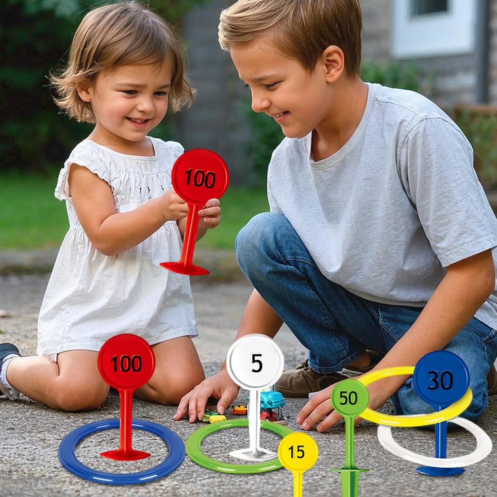 Fun Outdoor Sports Game Set Throwing Rings For Beach, Garden,Backyard Christmas, Halloween, Thanksgiving Gifts