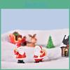 Charming Handcrafted Mini Christmas Santa Claus Snowman Micro Landscape Decorations