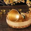 Not Fade Desktop Ornaments Wear-resistant Brass Cup Easy to Clean Goblet  Cocktail
