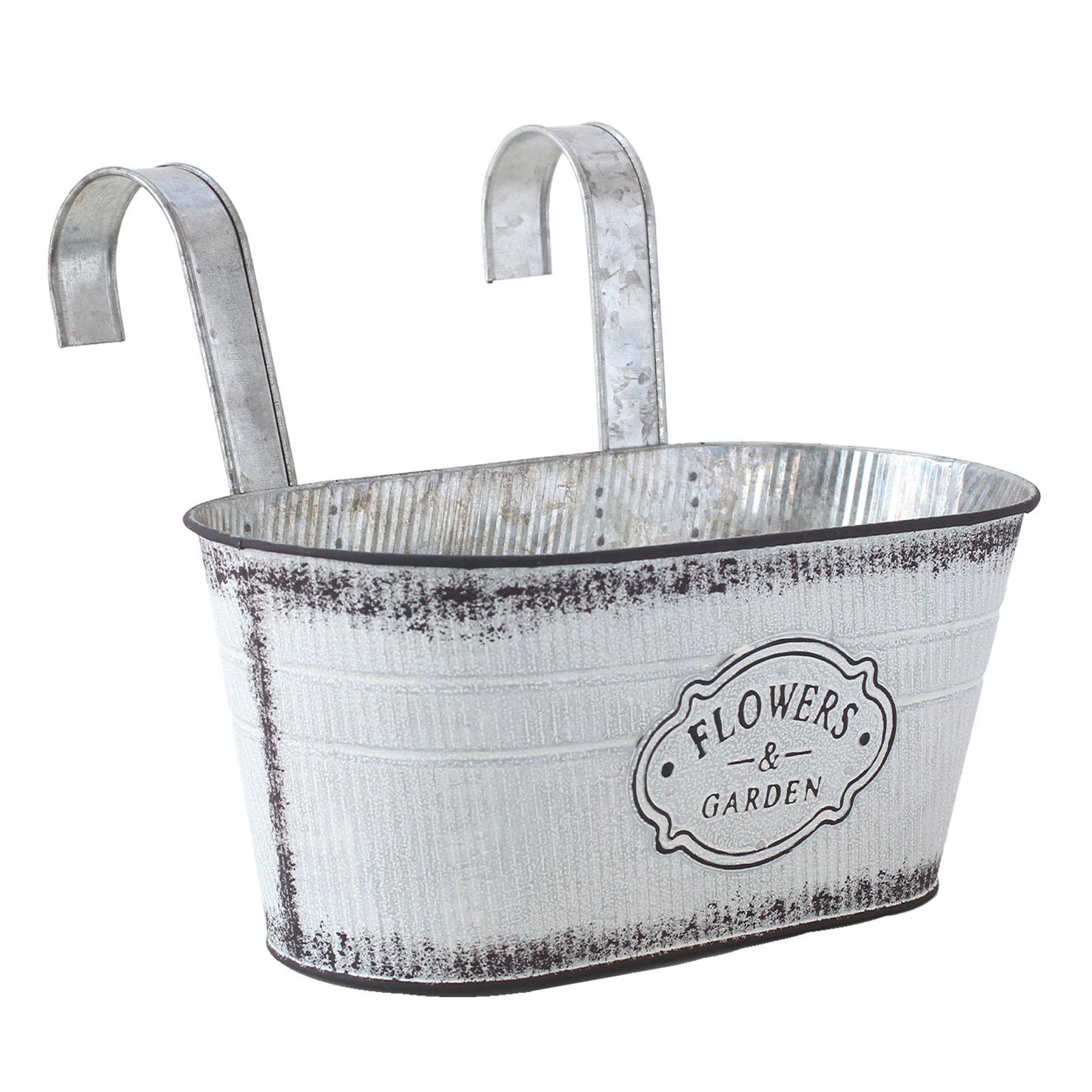 

Подвесные цветочные горшки для суккулентов, железные настенные украшения для дома и улицы, металлические ведра, цветочная корзина