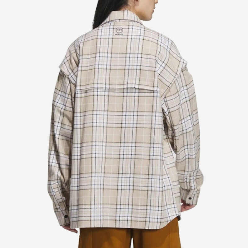 Adidas Neo Casual Button-Down Collar Long Sleeve Shirt Men Tops IK5156