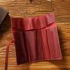 Tie Rope Genuine Leather Pencil Case Nature Cowhide Pen Protection Bag  Student Gift