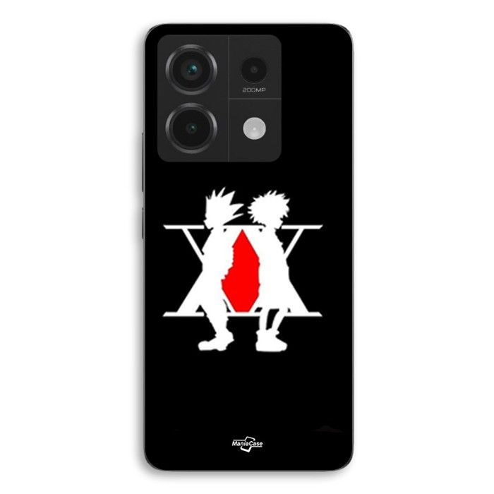 Coque de téléphone - MANIACASE - Xiaomi Redmi Note 13 Pro 5G - Silicone TPU - Noir - Anime Otaku