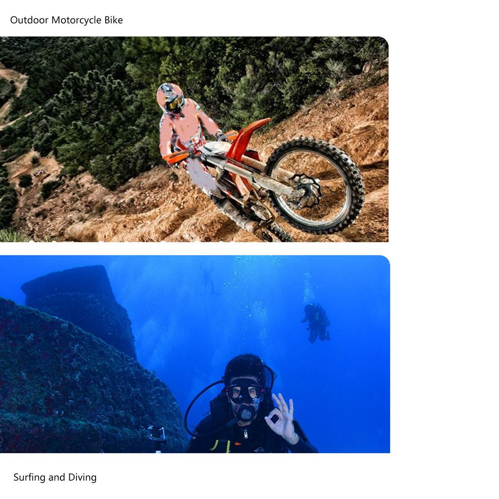 4K Sports Camera 2in Color Display WiFi Waterproof Outdoor Underwater Video Shooting Camera