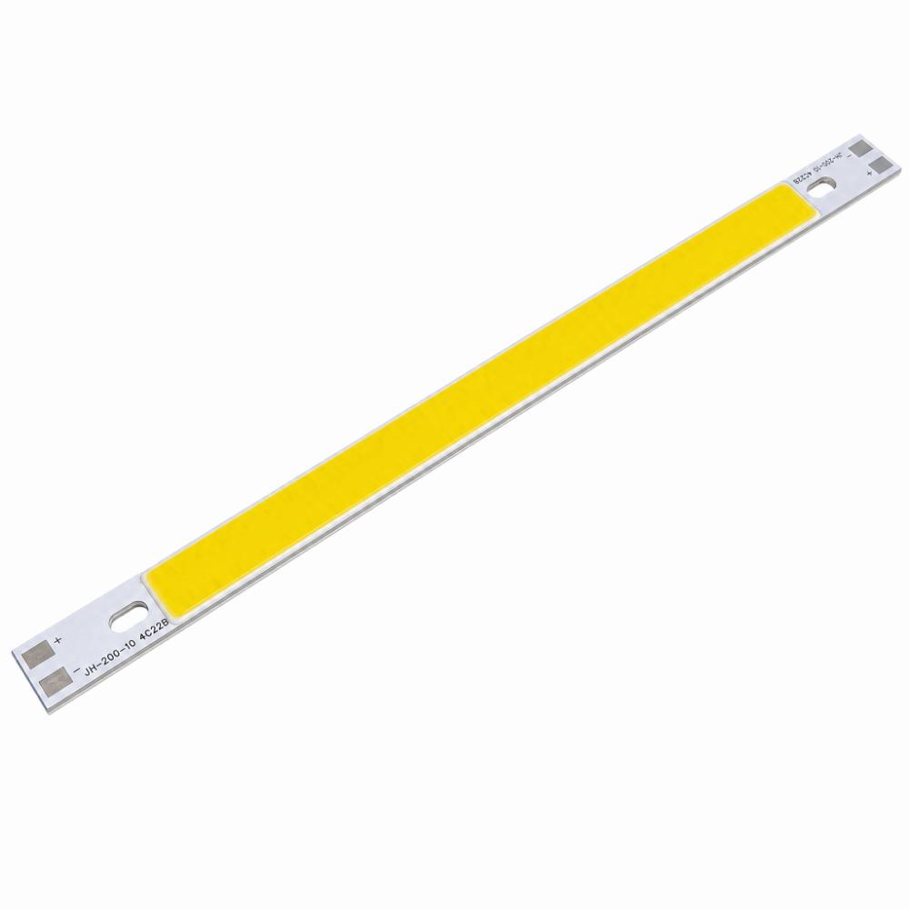 2 Stück 12-14V COB LED Lichtchip 10W LED Lichtplatine Streifenform Lichtquelle Einbauleuchte