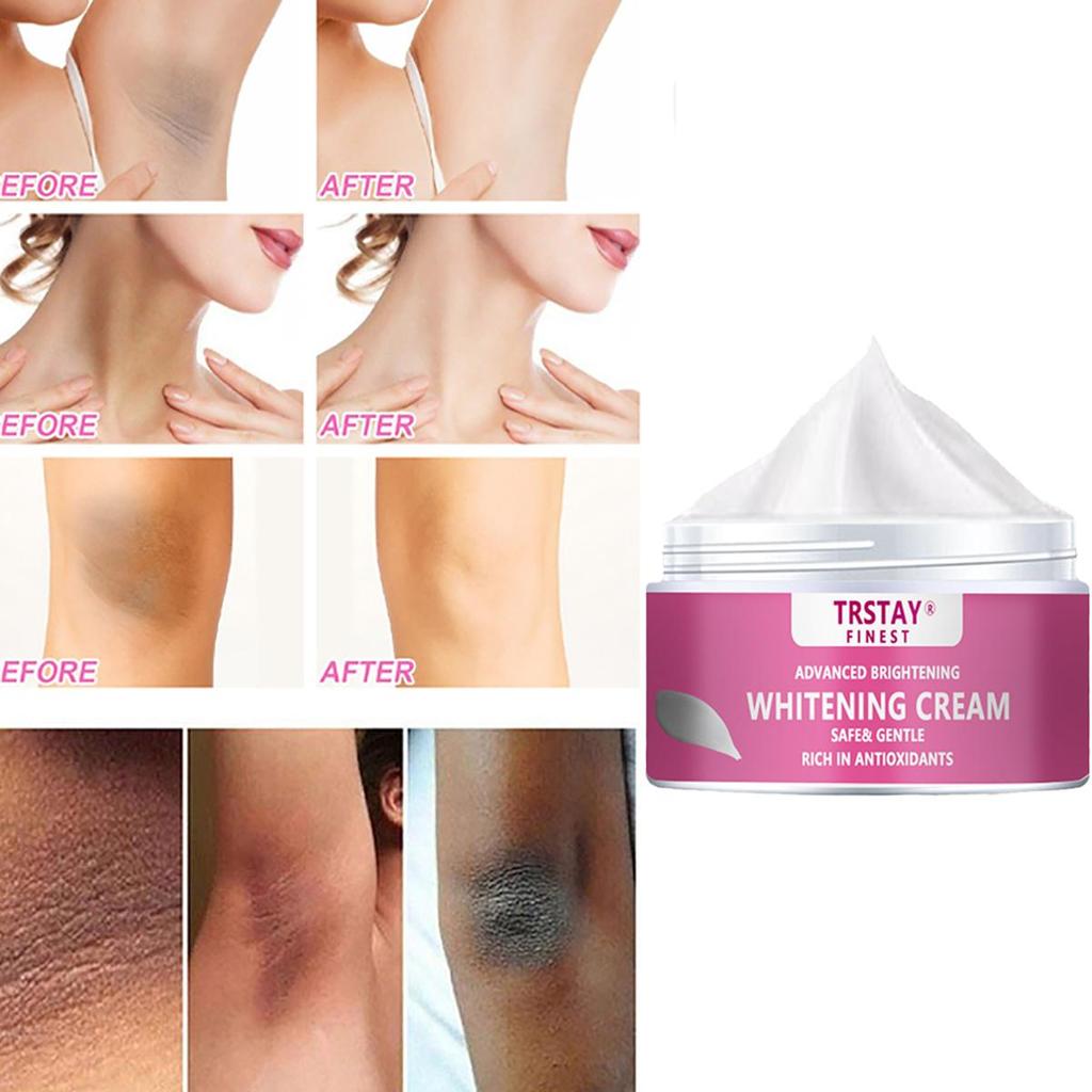 Body Whitening Cream, Lightens Dullness, Hydrates and Moisturizes, Brightens Skin Tone, Soothes Dryness, and Makes the Skin Delicate and Smooth