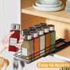 Pull Out Spice Rack Organizer for CabinetSlide Out Spice Organizer for Inside Cabinets Heavy Duty Spice Organization for Kitche