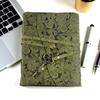 Vintage Deckle Edge Paper Bound Journal - Blank Spell Book of Shadows Journal - Leather Notebook Sketchbook