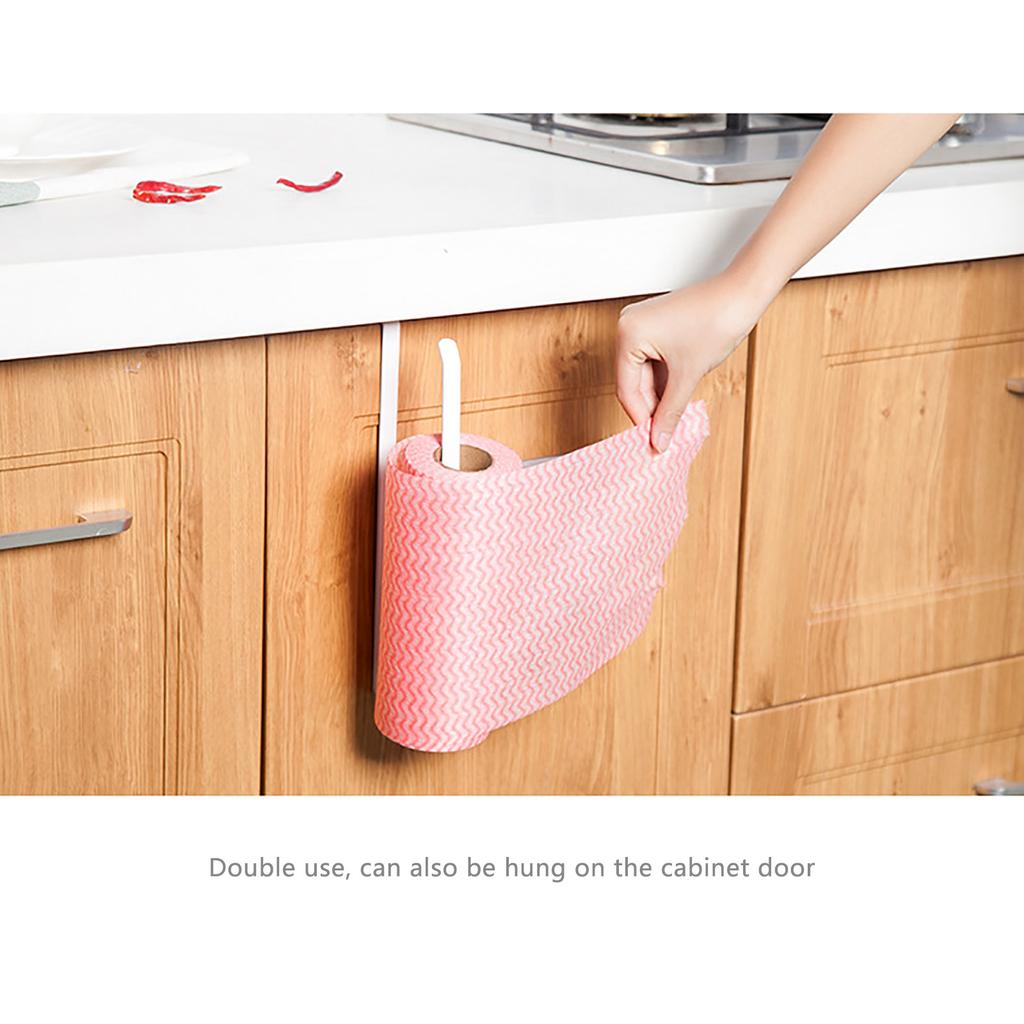 Under Cabinet Paper Towel Holder Roll Paper Towel Rack Stainless Metal Organizer