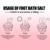 Sea Foot Bath Transparent Bath Exfoliating Rub Mud Scrub Massage Foot Bath 100g