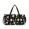 Cat And Sunflower Outdoor Travel Bag Luggage Storage Bag Large Capacity Travel Bag Clothing Storage Bag