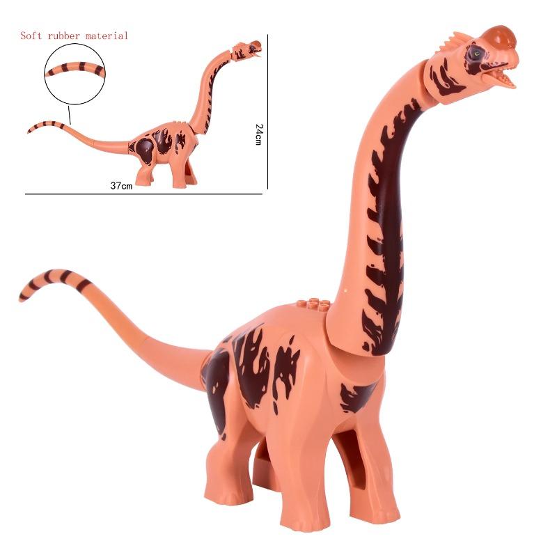 Jurassic Dinosaurier Bausteine Set mit beweglichen Gelenken Dino Figuren Kompatibel Titanosaurus Ziegelmarken