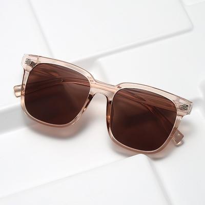 Retro Large Frame, Square, Unisex Fashionable Sunglasses, Trendy Men's Sunglasses, Retro Women's Sunglasses