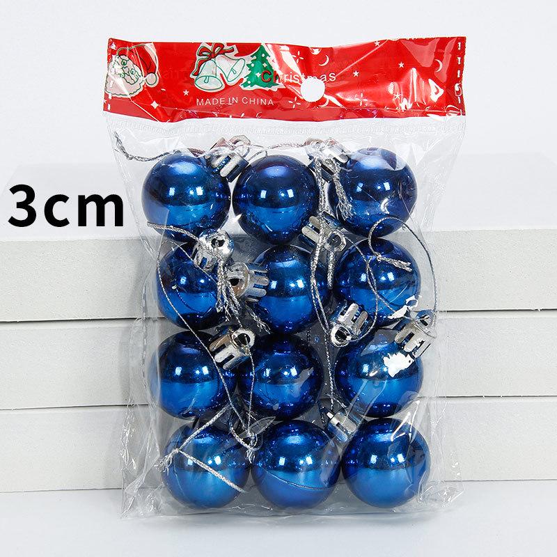 Large and Small Shiny Christmas Ball Tree Decorations