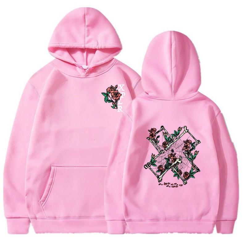 Couple Y2K Sam Colby XPLR Fleece Hoodie Streetwear Loose Fit Sweatshirt Youth
