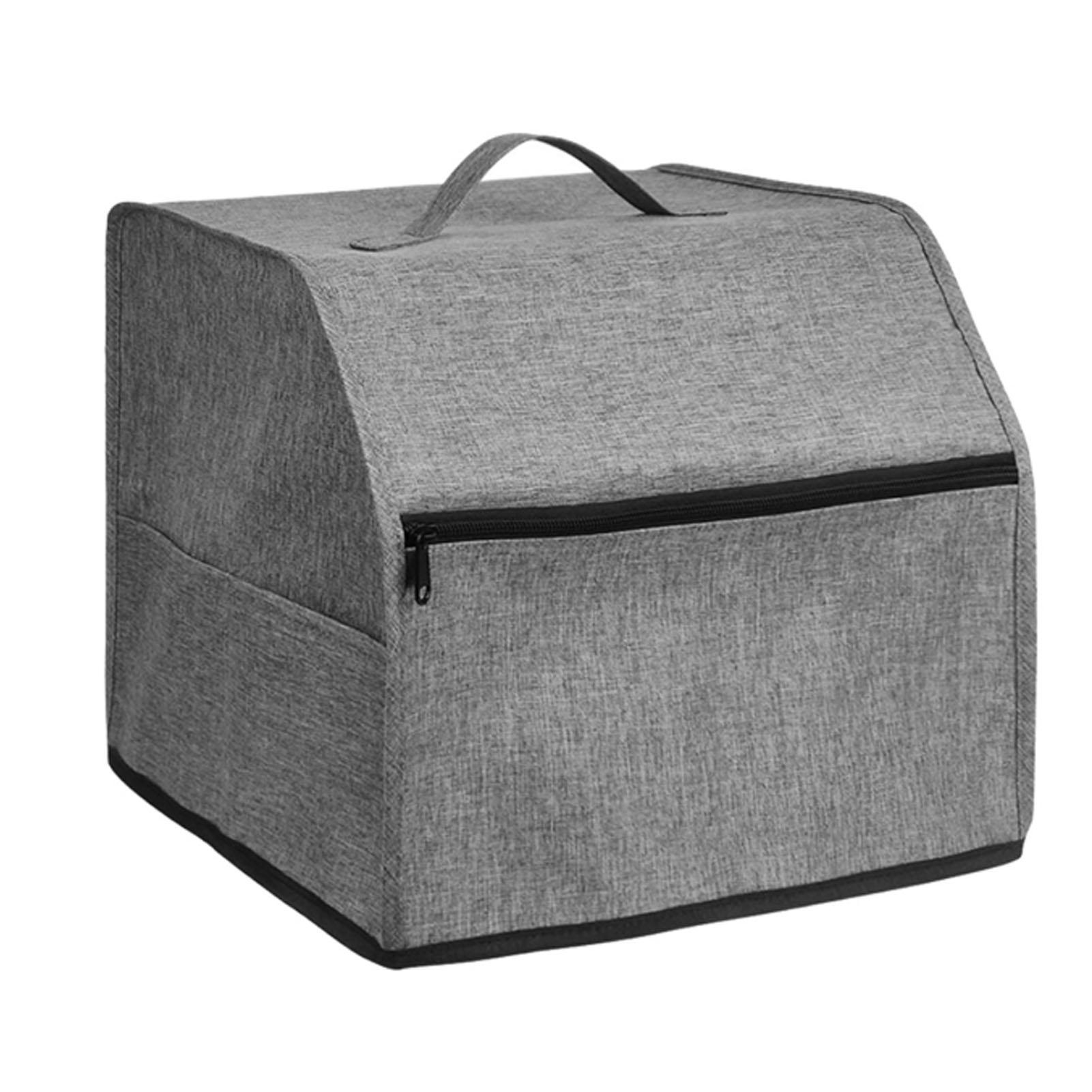 

Overlock Machine Cover Sewing Machine Dust Cover Oxford Cloth Serger Overlock Machine Cover with Accessories Pouch светло-серый