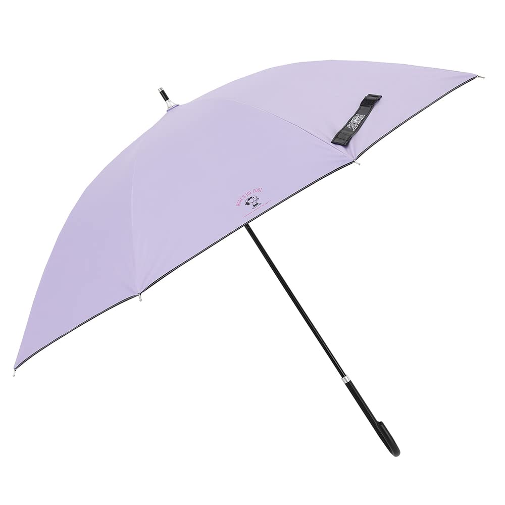

Зонт Ogawa Snoopy для легкого УФ-излучения, тепла, воды, арахиса, 8 56160, женский, блокирующий, 99,9% защиты, экранирующий, отталкивающий, фиолетовый, черный, 50 см, спицы,