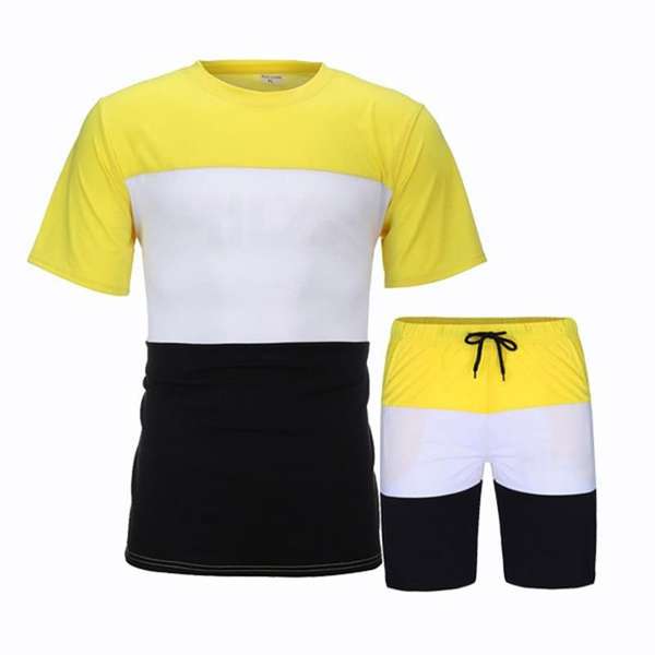 Traje deportivo de moda para hombre pantalones cortos de manga corta de  verano pantalones cortos set frescos conjuntos cortos casuales comprar a  buen precio — entrega gratuita, reseñas reales con fotos — Joom