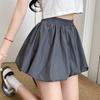 White Bud Shorts Women's Summer New High-waisted Characters Anti-light and Thin, Fluffy and Loose Wide-leg Pumpkin Pants