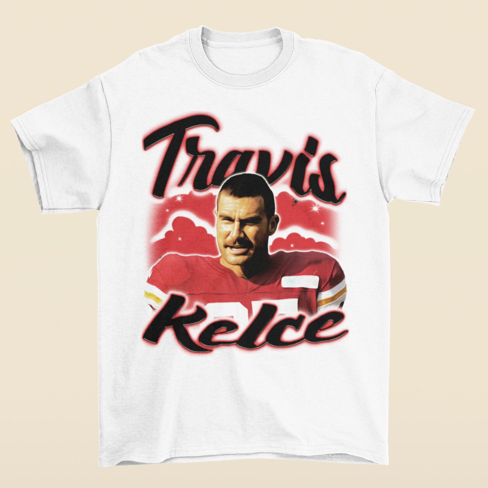 Travis Kelce Vintage Airbrush T-shirt XXXXL