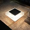 Led Solar Post Light Warm Pillar Lamp Lamps Floor Lawn Modern Rechargeable Landscape Street Panel For Outdoors Decoration Lights