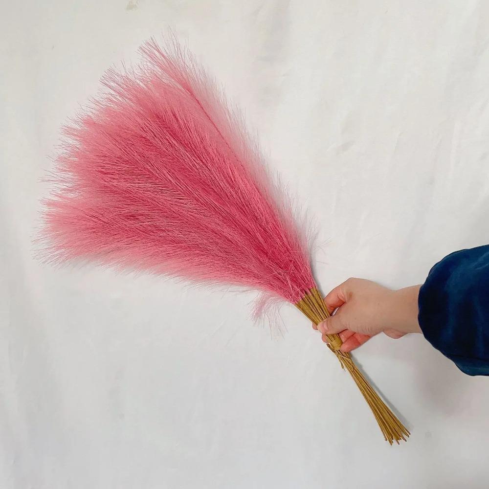 

10 шт. Шелковая пампасная трава, декор, искусственные цветы, букет, пушистая имитация, искусственные пампасные композиции для свадебного украшения дома 10pcs