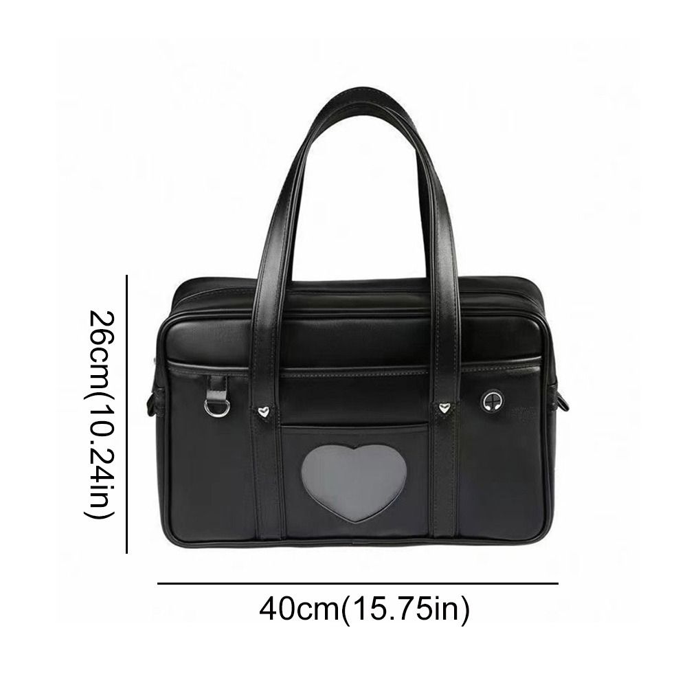 Japanese Students Tote Bags Lolita Heart Junior High School Handbag Fashion JK Uniform Bag  Girls