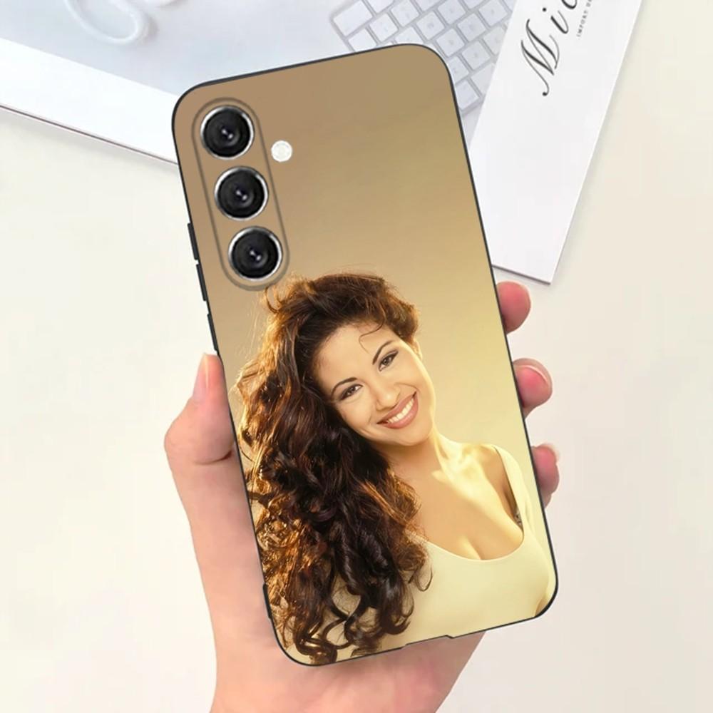 S-Selena Quintanilla Phone Case For Samsung S25,S24,S21,S22,S23,S30,Ultra,S20,Plus,Fe,Lite,Note,10,9,5G Black Cover