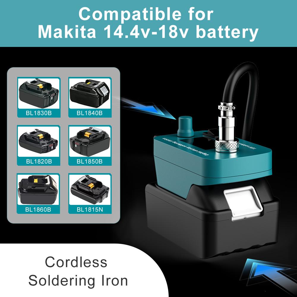 Cordless Soldering Iron Station Tool for Makita 18V LXT Battery Portable Electric 60W Soldering Iron Kit BL1850 BL1860 BL1830