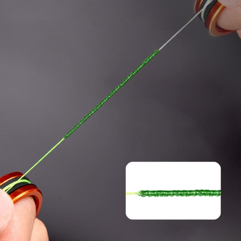 1Pc Aluminum Alloy Fishing Tool Fishing Line Puller With Anti-Slip Rubber Ring Fast Line Cutting For Easy Line Pulling Loop